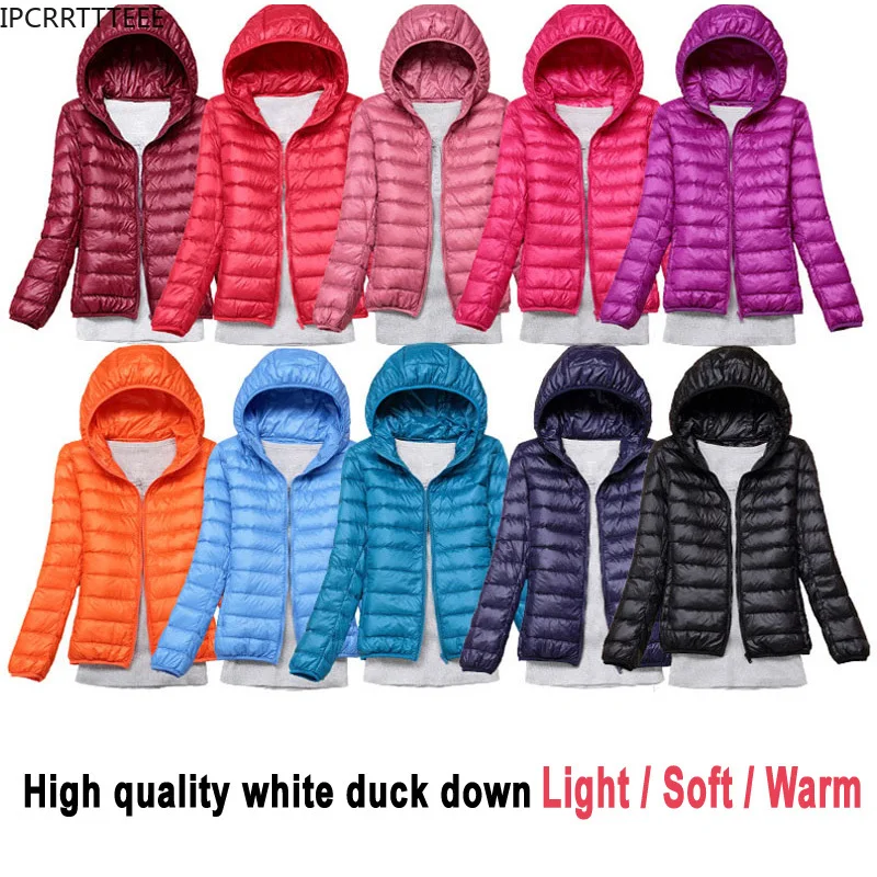 Lightweight Padded Jackets Women\'s Jackets Spring 2023 Hooded Ultralight Quilted Coat for Warm Winter Down Coats Light Puffer