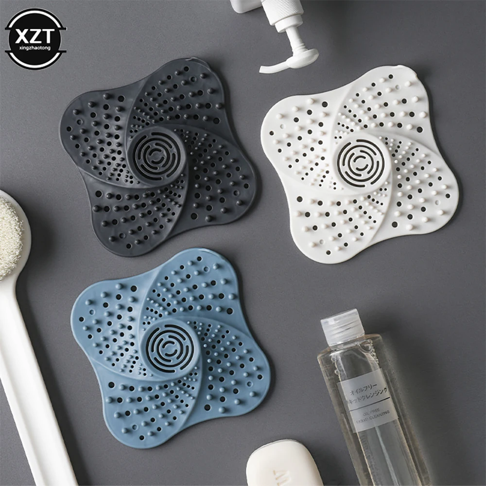 NEW Anti-blocking Hair Catcher Hair Stopper Plug Trap Shower Floor Drain Covers Sink Strainer Filter Bathroom Kitchen Gadgets