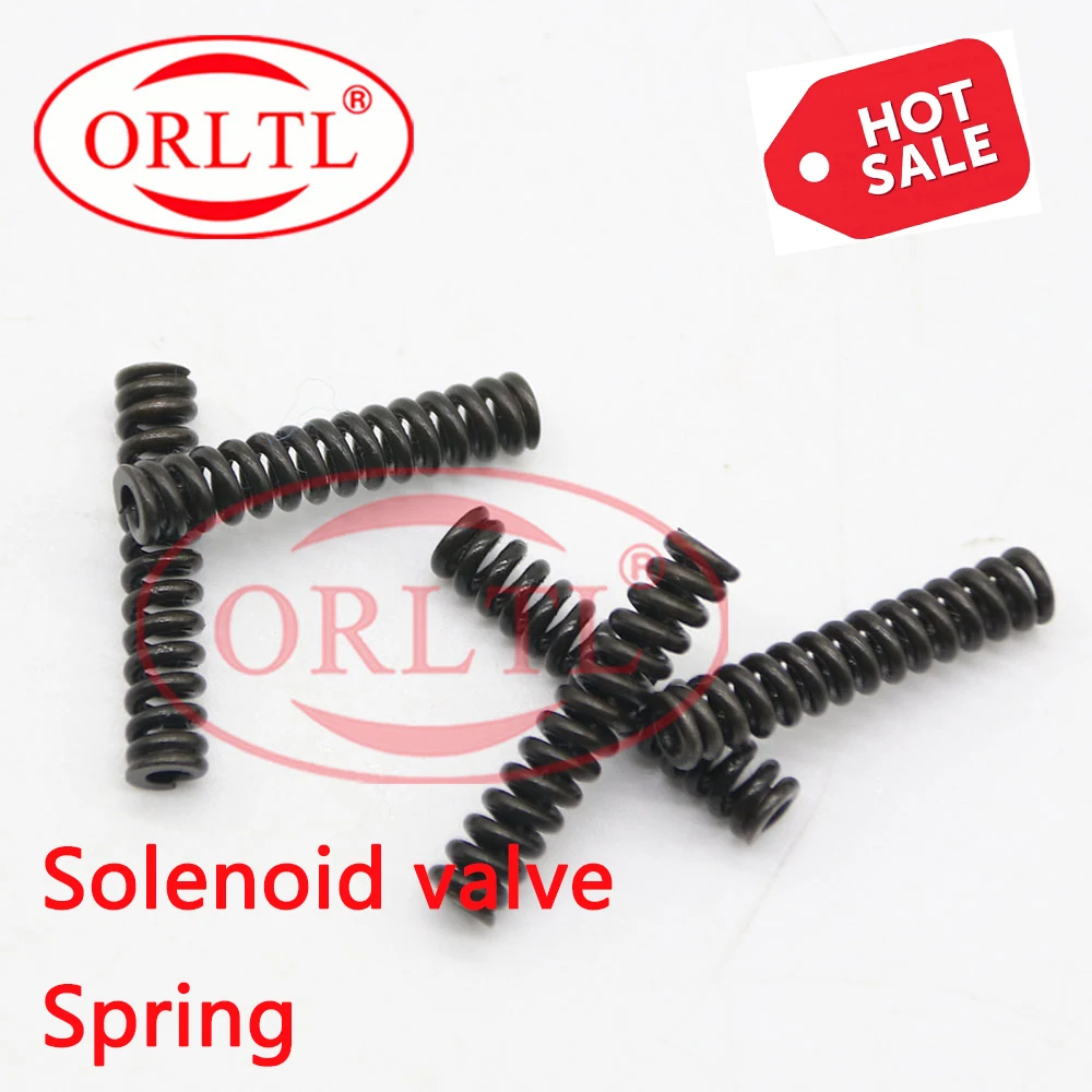 ORLTL 5PCS CR Injector Spring Under The Solenoid Valve nozzle Valve Spring for Denso Common Rail Diesel Fuel Injector