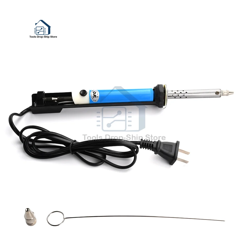 High Quality EU 2in1 30W 40W 110V 220V Soldering Iron PCB Solder Sucker Desoldering Vacuum Pump Welding Tool