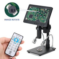 26MP 1080P FHD Microscope Camera Digital Electronic Magnifier 7-inch ALL-in-One Microscope for Phone Repair PCB Soldering