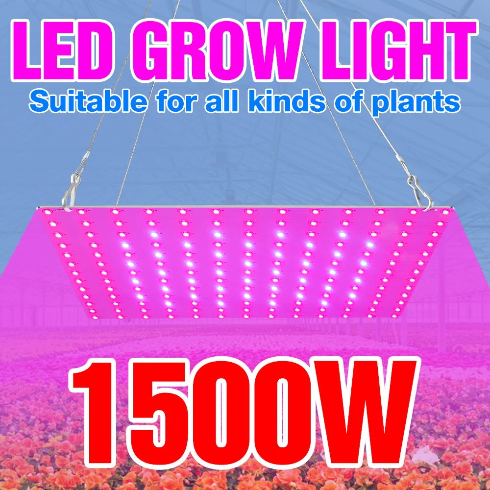 1500W Quantum Board Plant Light LED Grow Bulb Full Spectrum Phyto Lamp 1000W LED Fitolamp For Indoor Flowers Seedlings Grow Box