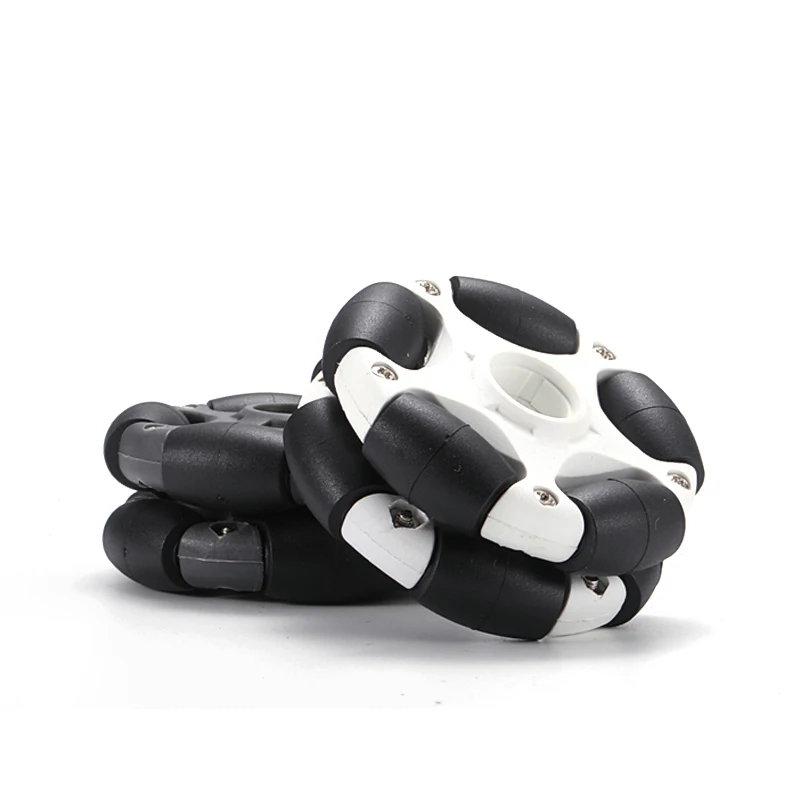 5KG obciążenia 58mm Nylon Omni koła dla platformy Robot ROS samochodów wielokierunkowe koła kompatybilny z NXT EV3 zabawka Robot części