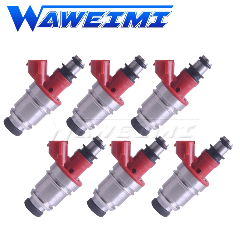 

WAWEIMI 6x Fuel Injector JS28-2 Genuine Quality Nozzle for Suzuki Isuzu Honda Aerio Esteem Pickup JS28-2 15710-77EA0