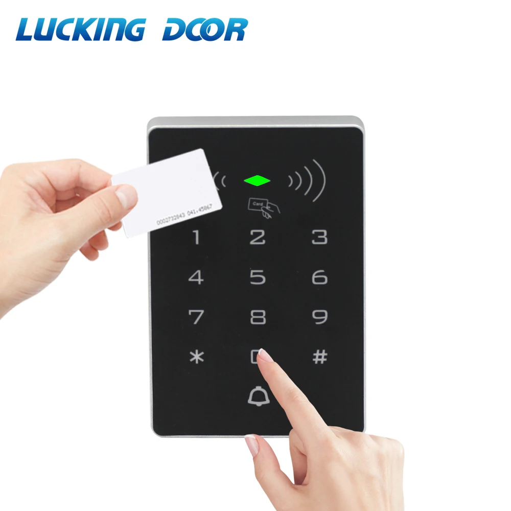 Stand alone Proximity 125KHZ Card Access Control Keypad digital panel 2000 user Rfid Door Access Control System With WG 26/34