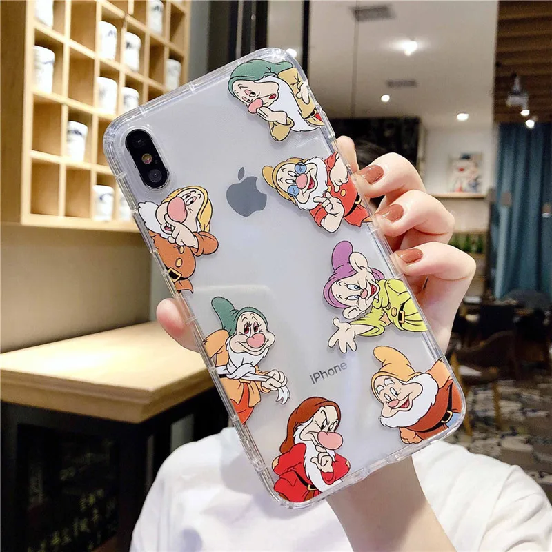 Disney Snow White Phone Case for Apple IPhone 7 8 SE2 7Plus 8Plus XS Max 11 Pro 12 Pro TPU Phone Back Cover Cute Cartoon Shell