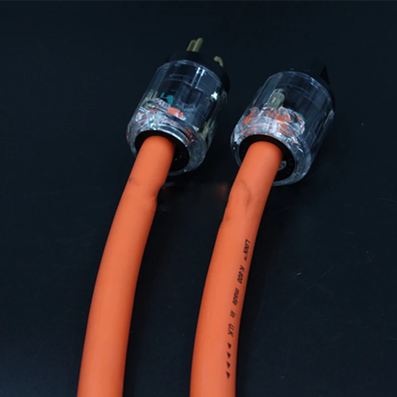 

Hifi audio One Linn K800 5N OCC AC Power Cord Cable P-029E EU power plug c-029 Iec connector power Cable