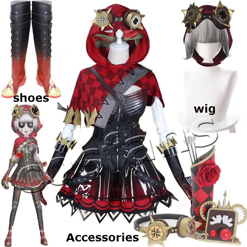 

The Identity of a Woman V Game Character Costume Original Tracy Reznik Costume Little Red Riding Hood Skirt