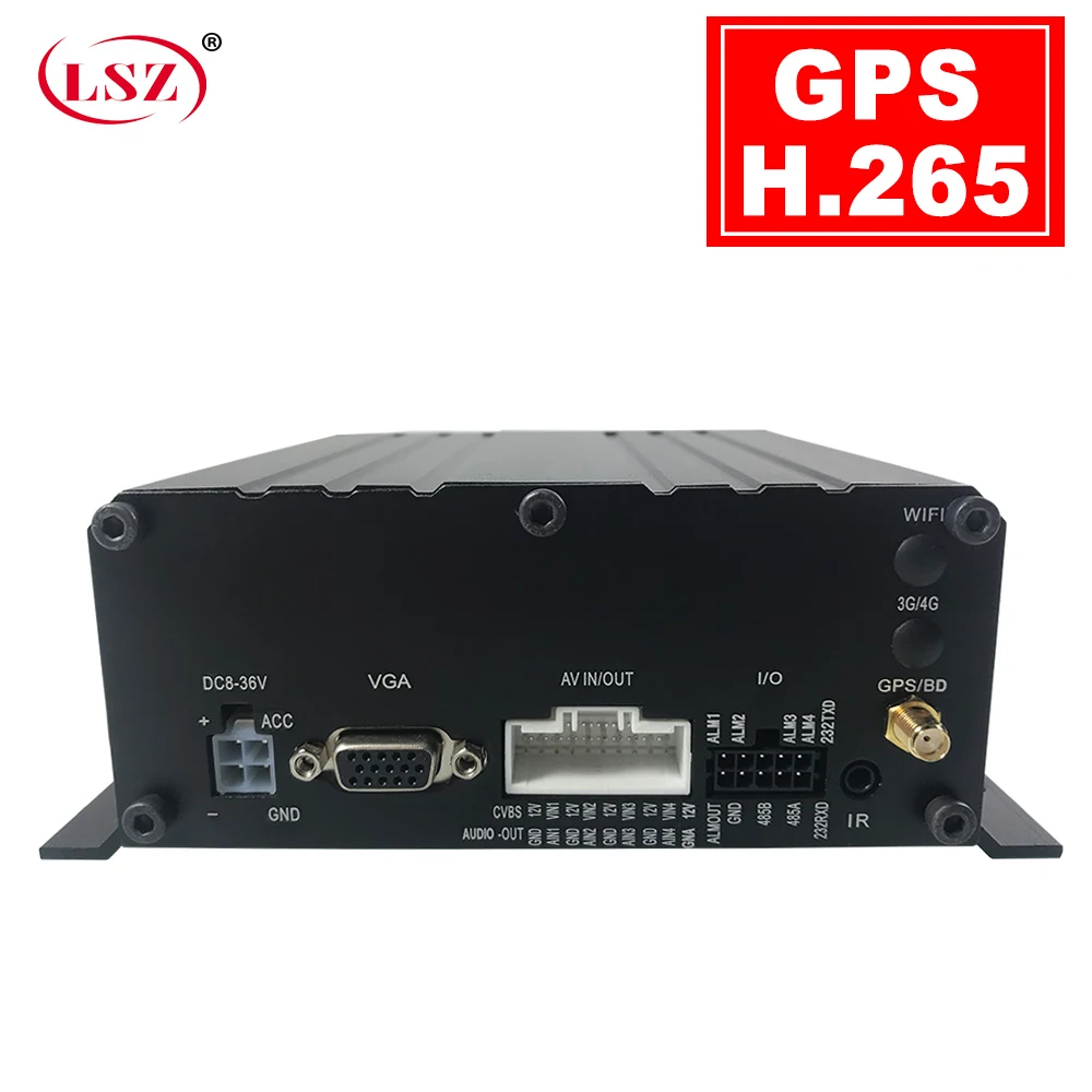 LSZ 4 قنوات AHD Mobile DVR GPS مراقبة موبايل DVR حافلة مدرسية شاحنة MDVR
