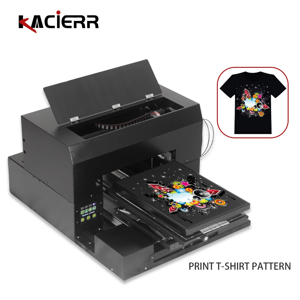 White black clothes T-shirt printing Epson L1800 R1390 print head UV flatbed multifunction printer 2 in 1