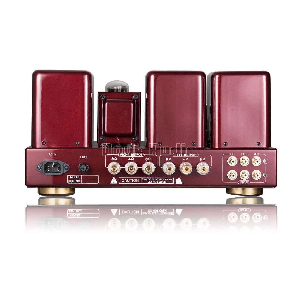 Hi-end 2A3 Stereo Vacuum Tube Integrated Amplifier Hi-Fi Single-Ended  Class A Power Amplifier Black & Red