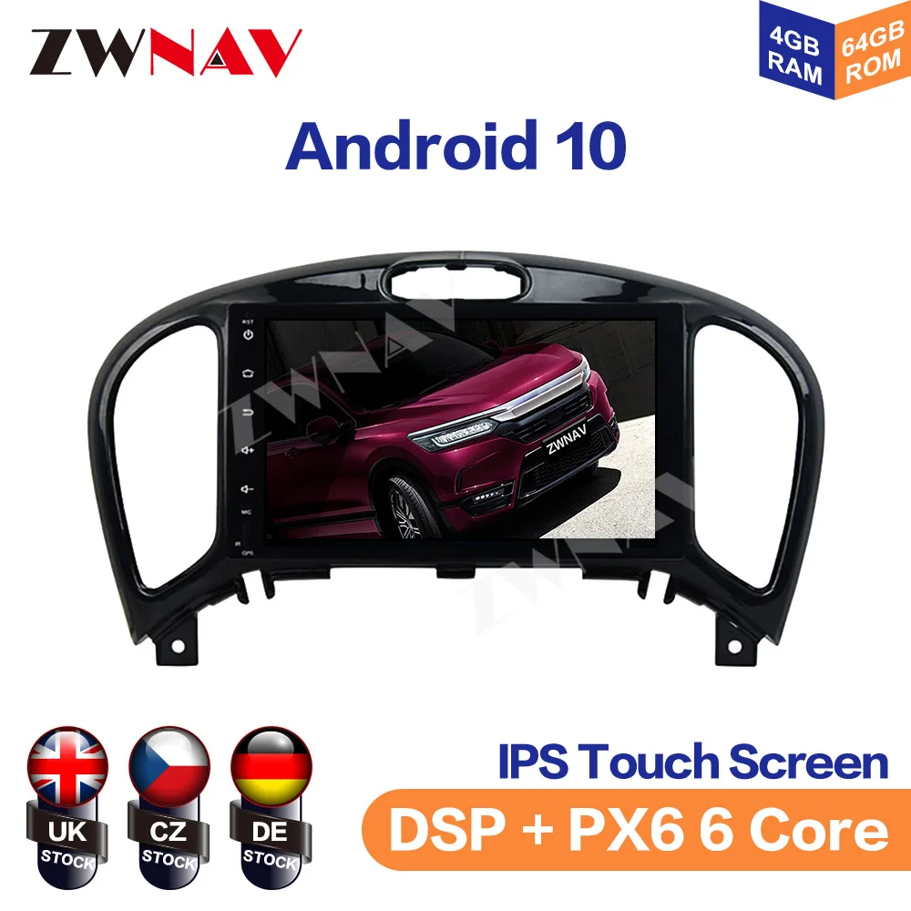 IPS Android 10 Octa Core 4G WIFI Car Navigation For Nissan Juke 2004-2018 Car DVD Multimedia Player Radio Stereo Car Accessories