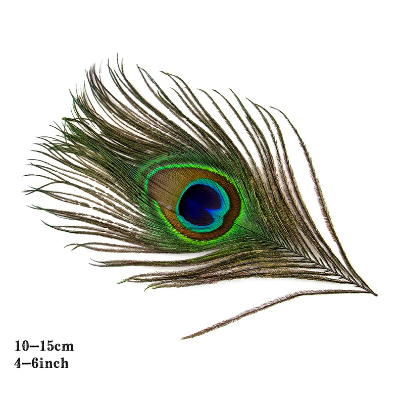 الجملة ريش الدراج الطاووس الطبيعي للحرف اليدوية أعمدة النعام ديكورات منزلية لحفلات الزفاف Plumas بها بنفسك مجوهرات #6