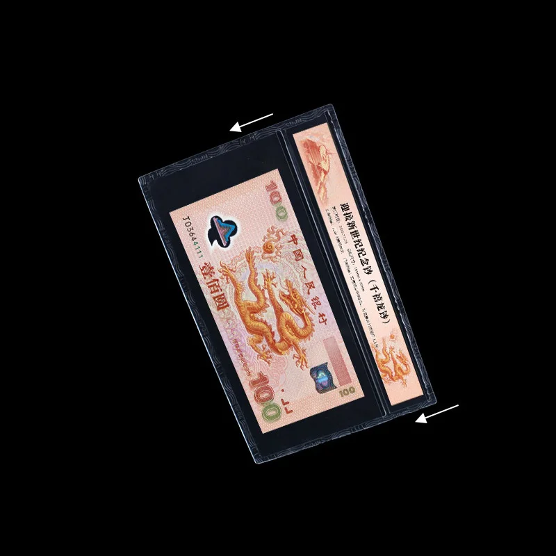 New Banknote sleeve bill/  banknote hard holder / currency paper money protect  bag 10pcs/lot New certificated banknote sleeves