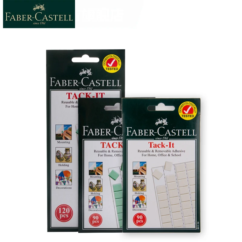 

Faber Castell 187092 Double-sided Clay Nailless Clay Photo Wall Adhesive Traceless Poster Glue Two Sides Tape Paste Adhesive