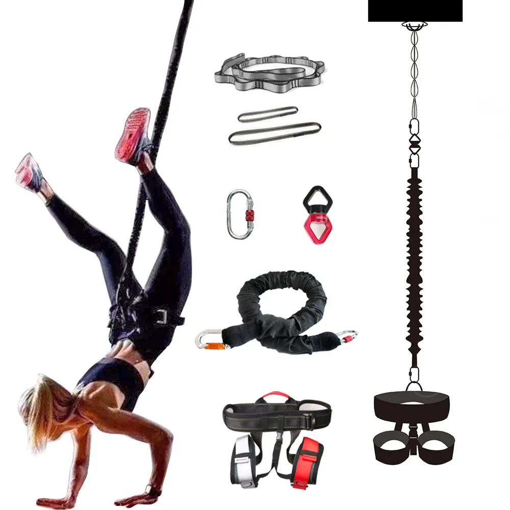 Nuovo Gravity Bungee Fitness Danza Allenamento Trainer Attrezzatura da palestra Fascia di resistenza Allenamento Esercizio Cavo yoga aereo