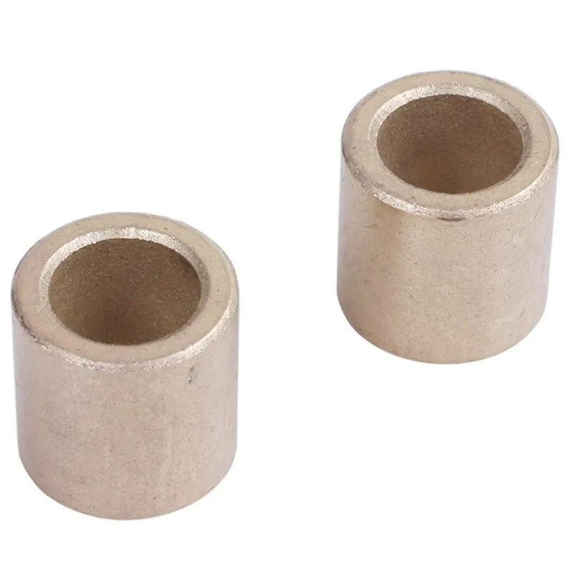 2 Pieces Hot Sale Oil-immersed Sintered Bronze Bushing Bearing Sleeve  8x12x12mm