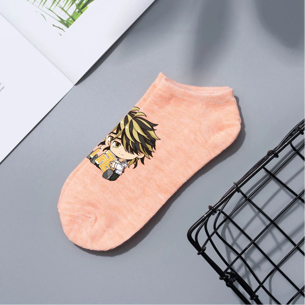 Anime Socks Tokyo Avengers Decoration Comfortable Cosplay superhero Christmas School Sockings Prop