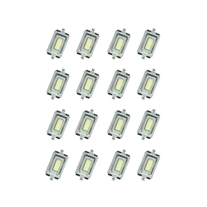 50 قطعة 3x6x2.5 مللي متر مايكرو التبديل زر أبيض اللمس اللباقة دفع التبديل إعادة تعيين زر 2pin مصلحة الارصاد الجوية 3*6*2.5 مللي متر