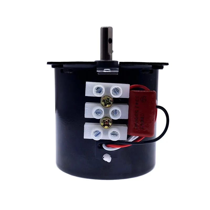 68KTYZ 220V AC 28W Permanent Magnet Micro Gear Motor 50Hz Synchronous Gear Motor Low Speed Reversible Geared Components