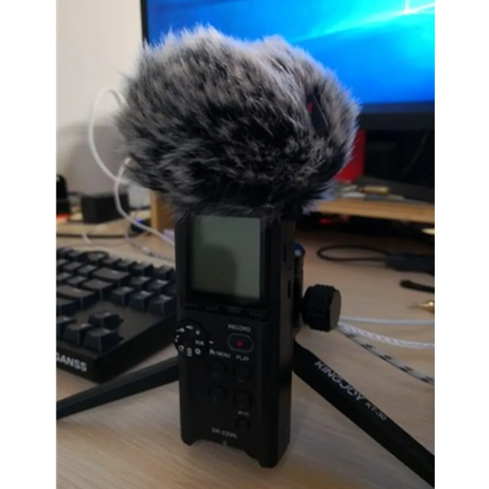 

Dead Cat Outdoor Portable Digital Recorders Furry Microphone Mic Windscreen Windproof Muff for Tascam DR22 Reduce Wind Noise