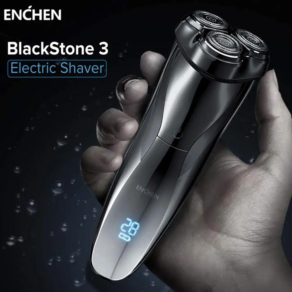 Тройная бритва для бритья, электробритва, 3D плавающая бритва, моющаяся, с usb-разъемом, перезаряжаемый триммер для бороды