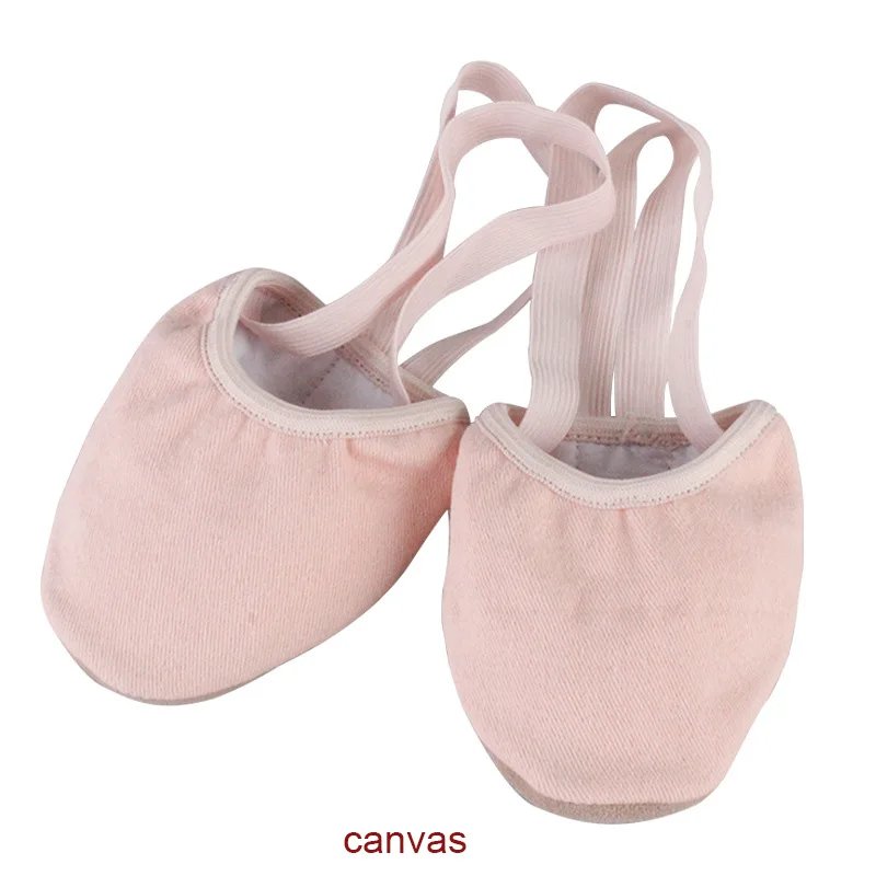 USHINE EU33-43 Half Sole Non-slip Stretch Soft Rhythmic Exercise Gymnastics Ballet Yoga Shoes Belly Pointe toe Dance Shoes Woman