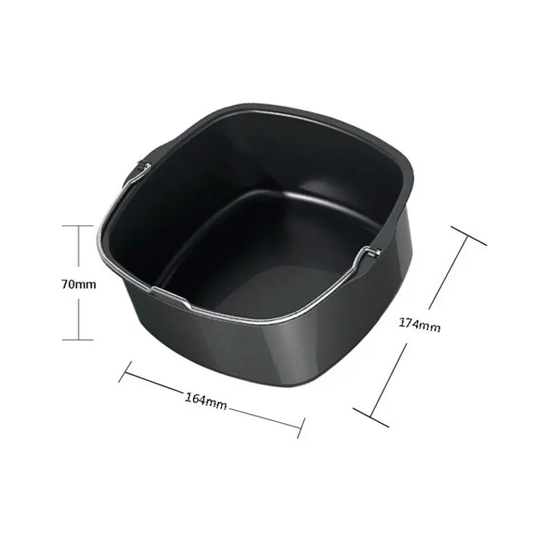 Air Fryer Parts Baking Basket Non Stick Pan Suitable for Philips HD9925 HD9220 HD9621 HD9232 HD9651 HD9627 Air Fryer Accessories