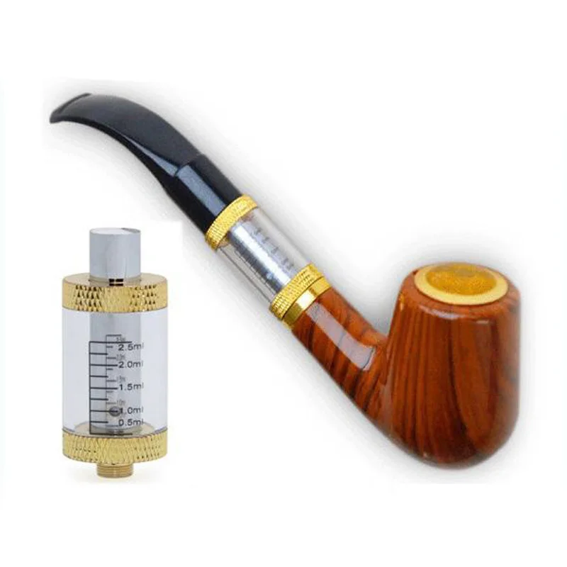 

Classic E Pipe 618 Vape Pen Vaporizer Imitation Wood Starter Kit Replaceable 18350 Battery 2.5ML Atomizer Tank