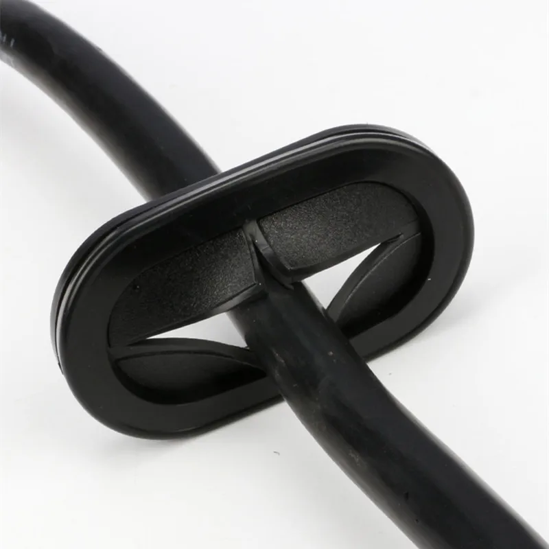 10pcs Rubber wire grommet Double-Sided gasket clamp Electric box inlet outlet Seal ring Dust plug cable fixed holder protector