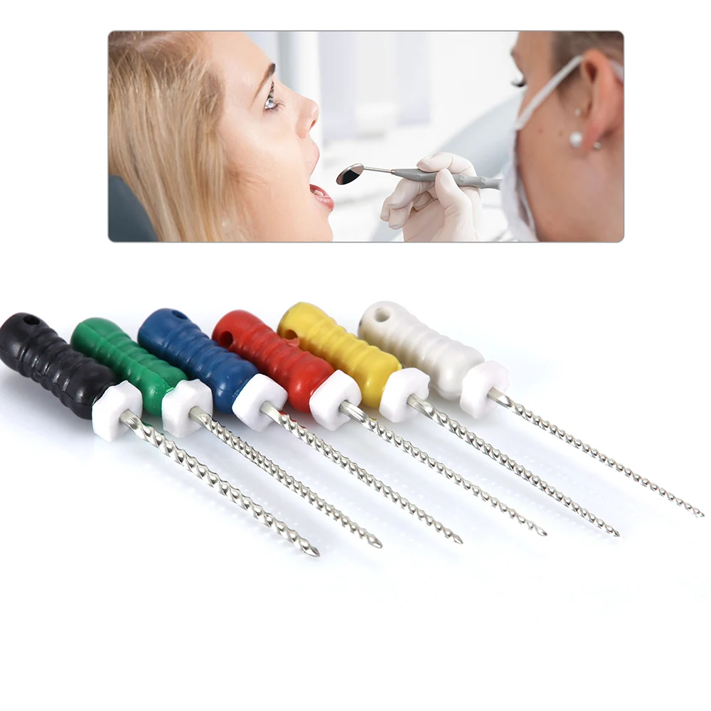 10Boxes Dental Hand Use K-Files AZDENT 21/25/31mm Stainless Steel Endodontic Root Canal Files Dentist Tools Lab Instruments