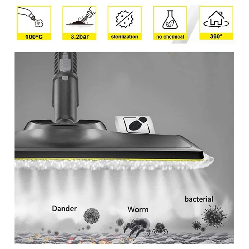 Ensemble de chiffons de sol en Microfibre, ensemble de couvertures en Microfibre, brosses rondes de couleur pour nettoyeur à vapeur Karcher EasyFix SC2 SC 3 SC4 SC5