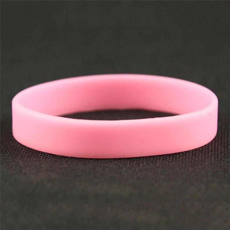 Silicone Rubber Wristband Flexible Wrist Band 12 Colors Cuff Bracelet Sports Casual Bangle For Women Men Wholesale Браслет