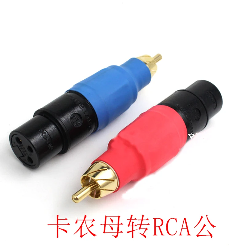 Hifi 4x Neutrik XLR enchufe a RCA enchufe adaptador oro equilibrado enchufe RCA