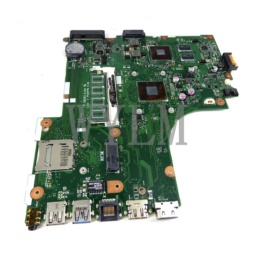 X450mj placa-mãe n2840 cpu para asus x450mj x450m x452m placa-mãe x450mj mainboard x450mj teste 100% ok usado