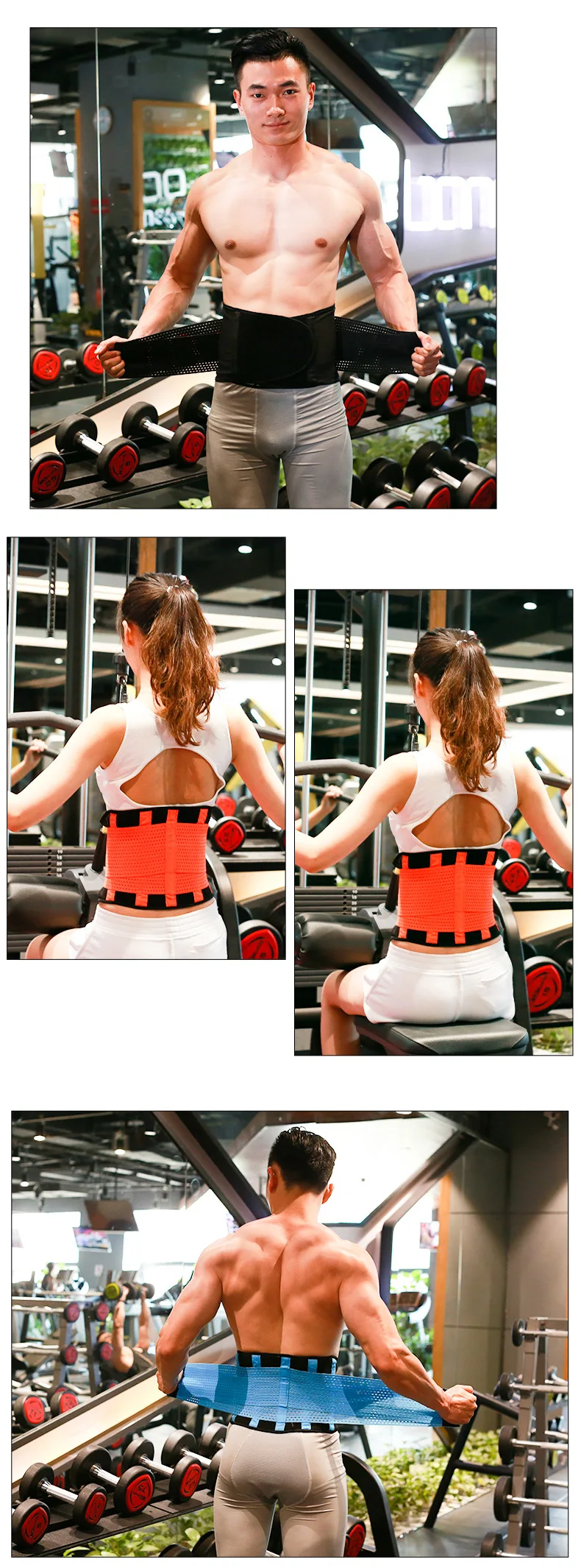 Taille Unterstützung Gürtel Zurück Taille Trainer Trimmer Gürtel Gym Taille Schutz Gewichtheben Sport Body Shaper Korsett Faja Schweiß – Detail 10