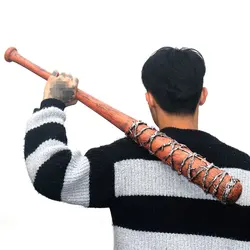 1:1 Outdoor Indoor Party Game Fun Sport 33inch The Walking Dead Tool Negan Pu Baseball Bat Softball Bit Stick Cos CS  Espadas