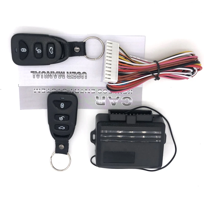 EFHIPS-sistema de entrada sin llave para coche, llavero de inicio y parada, Kit central Universal, alarm12V