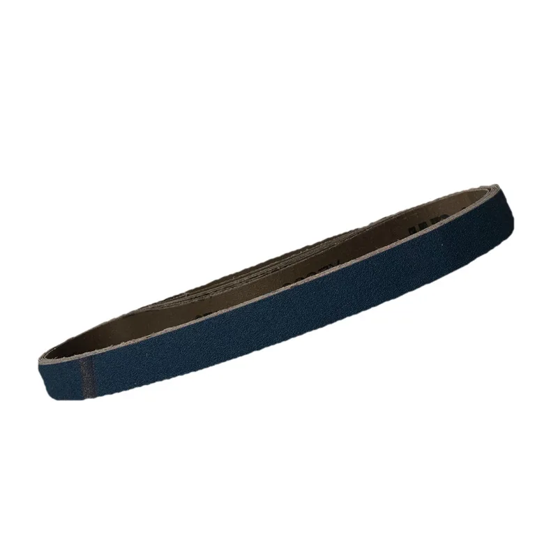 Bandas de lijado abrasivas para lijadora de banda de aire, amoladora de óxido de aluminio, grano de molienda de Metal 40, 60, 80, 762, 25x120mm, 10 Uds.