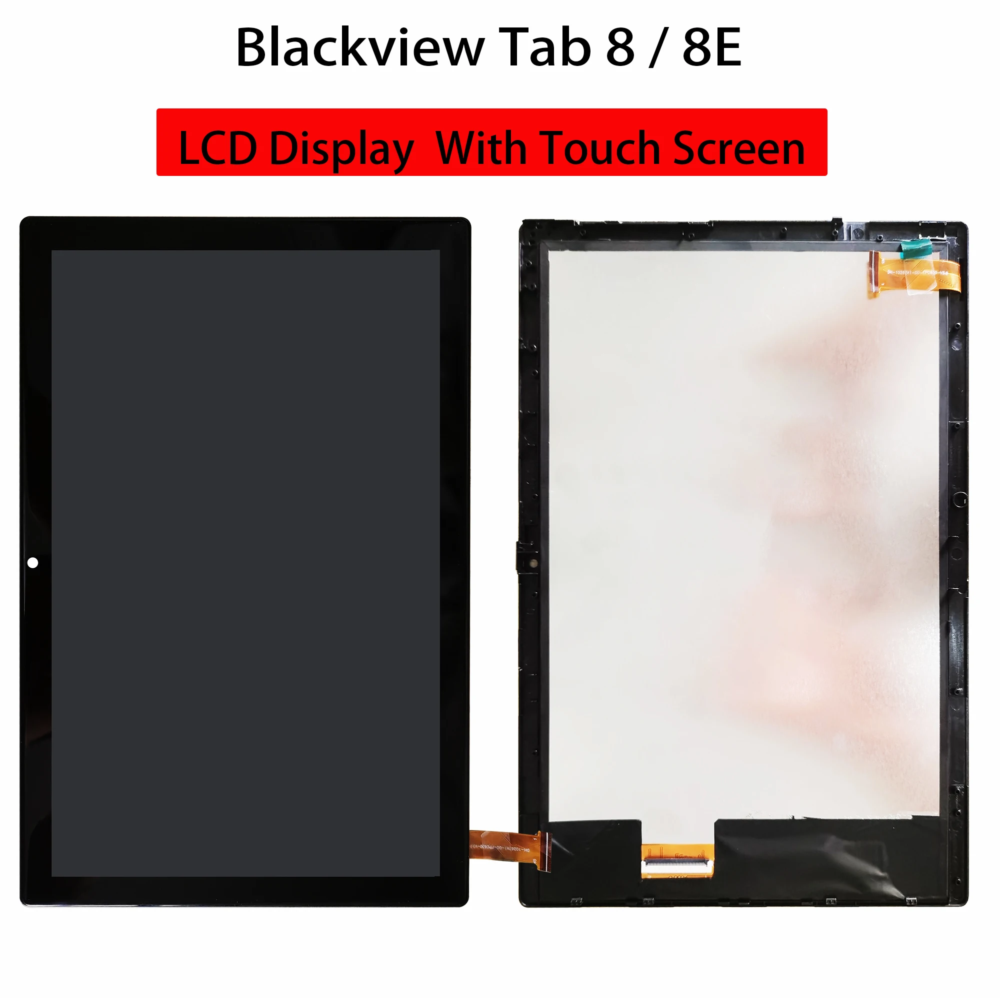 Imagem -03 - Tela Lcd para Tablet Touch Screen Painel Digital Reparo Substituição para Blackview Tab 8e 10.1 Polegada