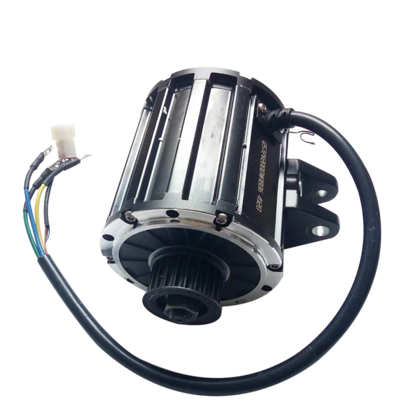 QS120 2000W 70H BLDC Mid Drive Motor with 428 Sprocket for Electric Motorcycle