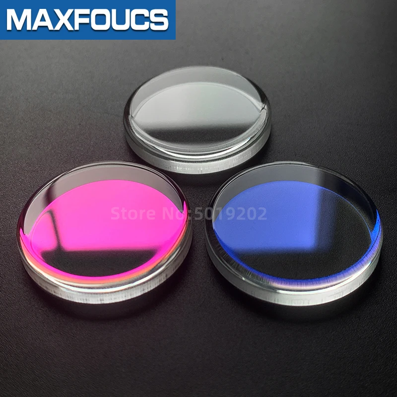 Top hat 31*4.8mm Mineral glass for Sea Urchin MOD SUMO SHOGUN  Watch crystal glass Blue Red AR-coating watch Parts