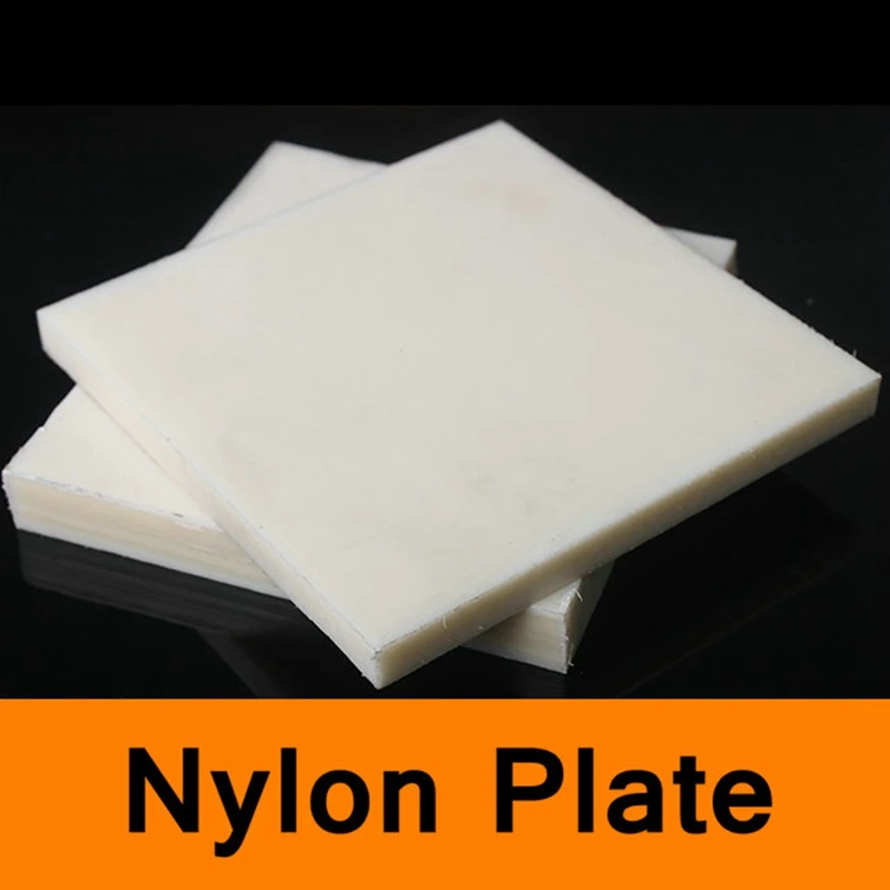 Polyamide Plate PA Sheet White Color Nylon Board Mould Mold Plank Insulation Material DIY Tool High Strength Plastic All Size