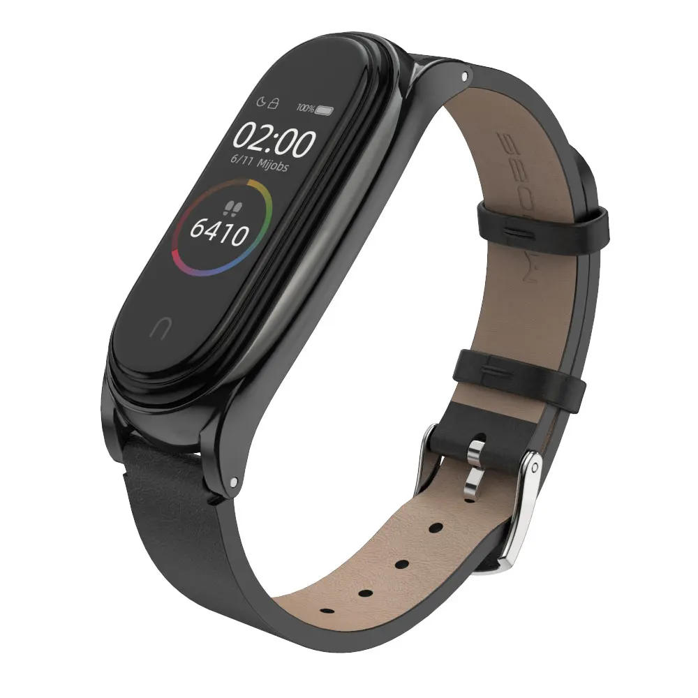 Mi Band 5 Strap for Mi Band 4 Metal Bracelet Strap Miband 3 Wristband for Xiaomi My Band Strap 3 4 5 NFC Global Version Watch