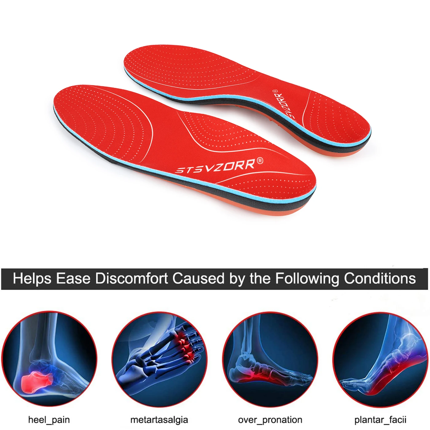 Orthopädische Sport-Einlegesohle für Plantarfasziitis, für Männer und Frauen, Sneaker, Plattfüße, hohe Fußgewölbestütze, orthopädische Einlagen, Plantillas-Einlegesohle – Detail 17