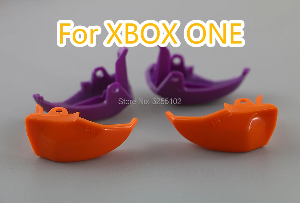 2pcs For Xbox One Replacement LB RB Upper Bottom Trigger Button Shell Cover For Xbox One Controller Repair Parts