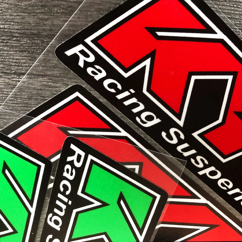 Reflective KYB Fork Sticker Suspension Shocker Damper Motorcycle Accessories Badge Decal for Duke KTM Honda Benelli Yamaha