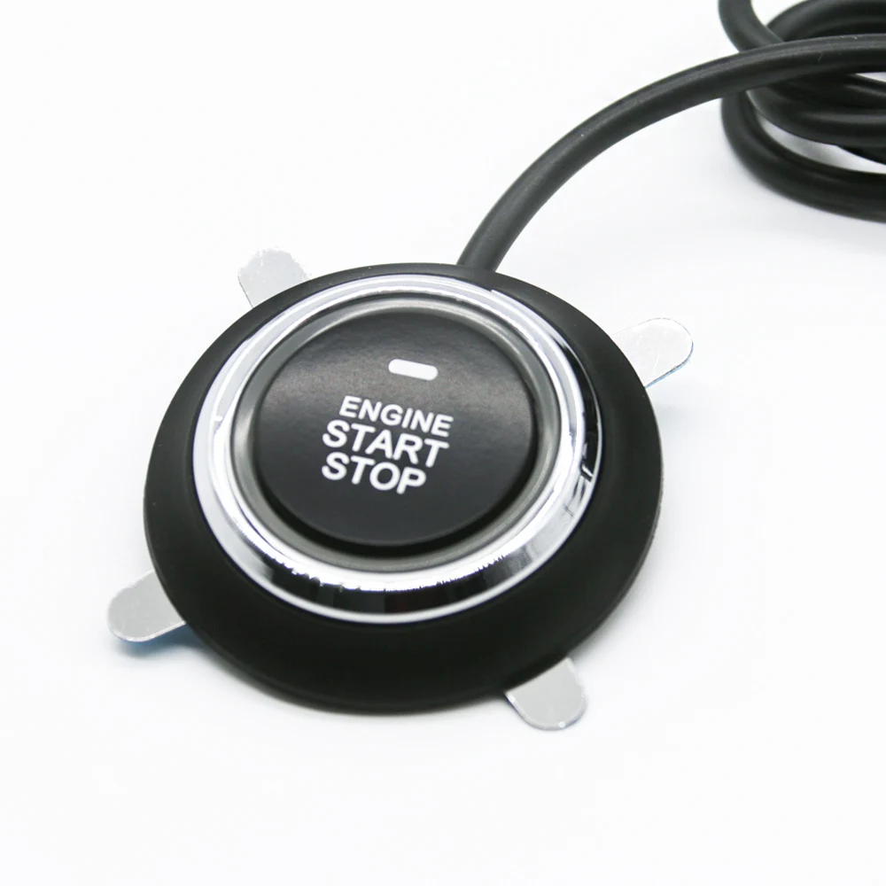 2020 The New Button Start Stop Car Engine With Wire Circuit Board Lgnition Starter Engine Starter Switch Work Push Start System
