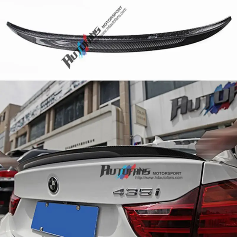 Carbon Fiber Car Racing Spoiler Lip Wing For BMW 4 series F32 428i 435i Coupe 2-Door 2014-2017