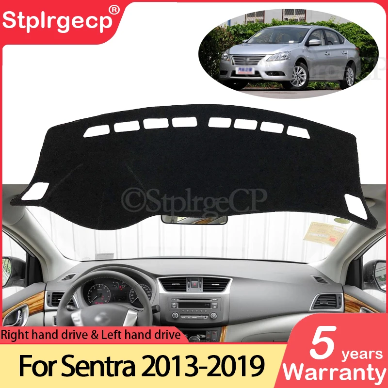 for Nissan Sentra B17 2013~2019 Pulsar Sylphy Anti-Slip Mat Dashboard Cover Pad Sunshade Dashmat Accessories 2014 2015 2016 2017